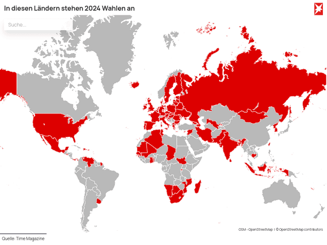 2024: in diesen Ländern stehen Wahlen an