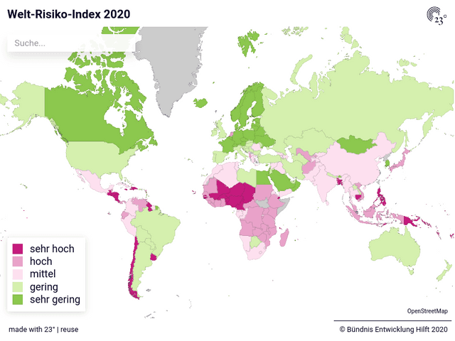 Welt-Risiko-Index 2020