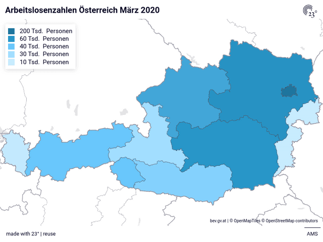 Arbeitslosenzahlen Österreich März 2020