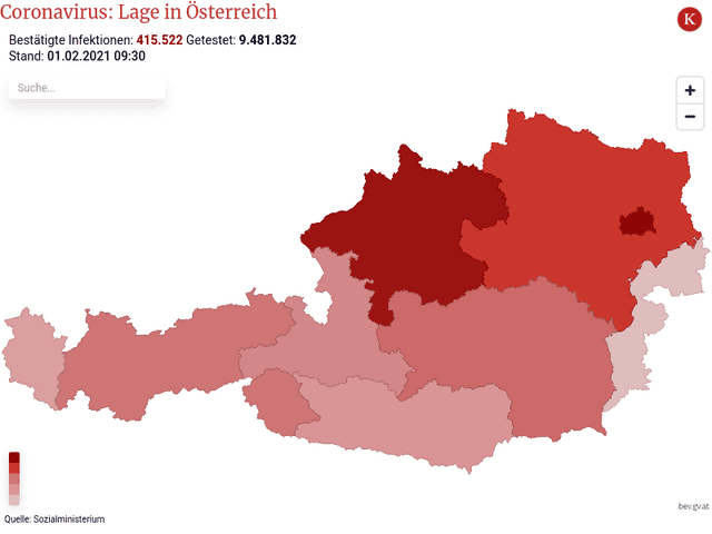 Coronavirus: Lage in Österreich