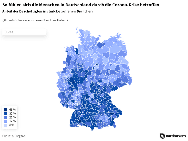 So fühlen sich die Menschen in Deutschland durch die Corona-Krise betroffen